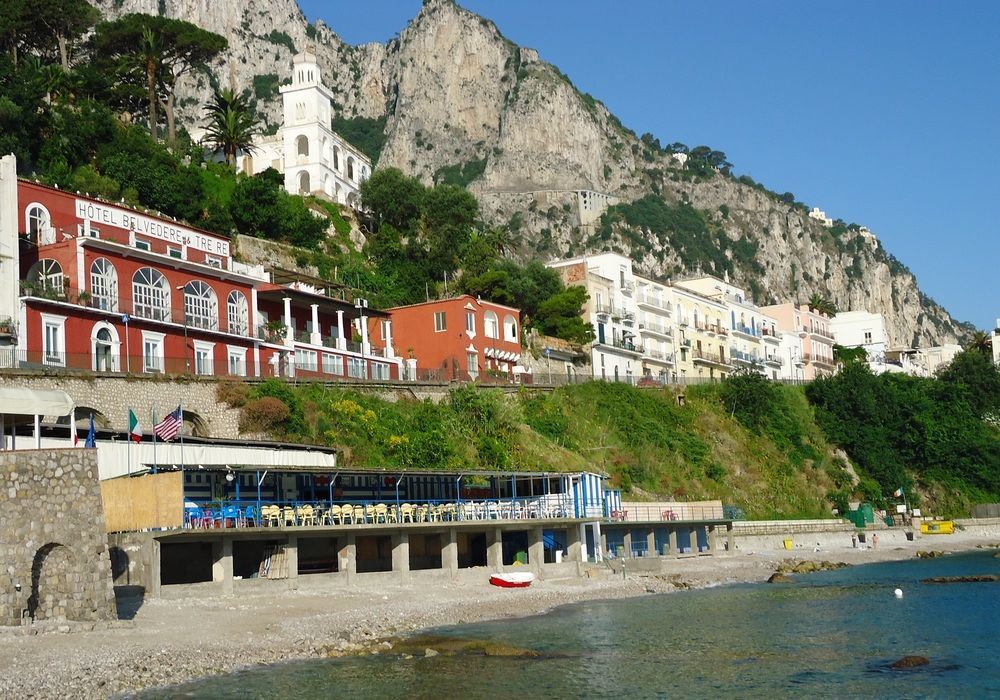 Hotel Belvedere E Tre Re Capri Dış mekan fotoğraf